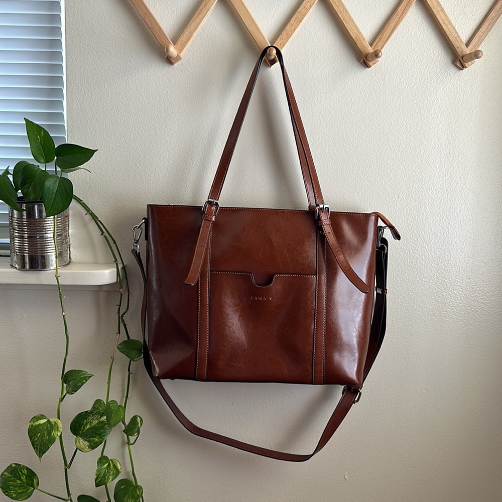 Faux Leather Laptop bag